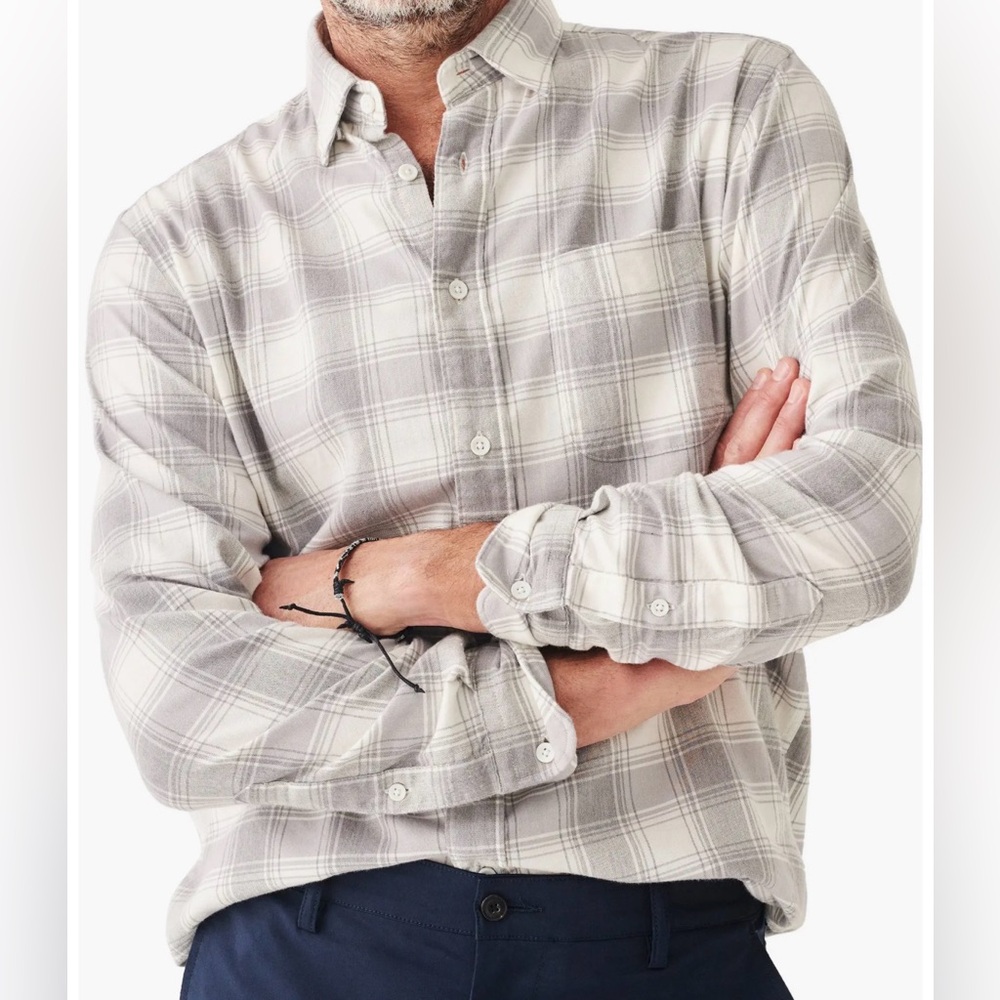 Faherty The Movement Featherweight Flannel Button-Up Shirt